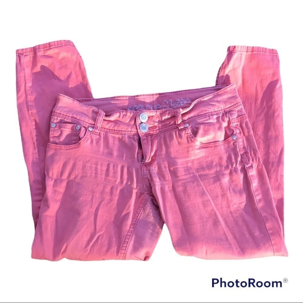 Rue21 pink skinny jeans size 5/6